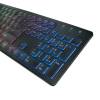 Logilink Illuminated keyboard Black GER ID0138