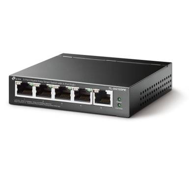 TP-LINK Switch 5x1000Mbps (4xPOE+), Fémházas Asztali, Easy Smart, TL-SG105PE TL-SG105PE TP-LINK Switch 5x1000Mbps (4xPOE+), Fémházas Asztali, Easy Smart, TL-SG105PE TL-SG105PE