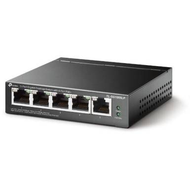 TP-LINK Switch 5x1000Mbps (4xPOE+), F&eacute;mh&aacute;zas Asztali, TL-SG1005LP TL-SG1005LP