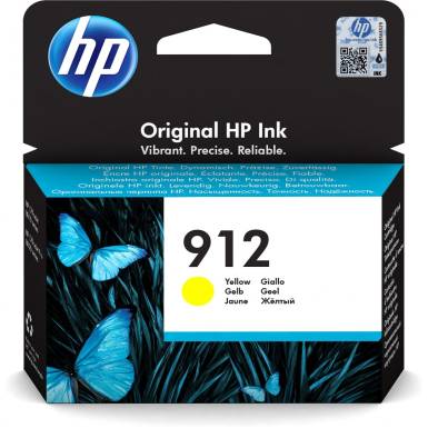 HP 912 Yellow Ink Cartridge 3YL79AE#BGX HP 912 Yellow Ink Cartridge 3YL79AE#BGX