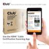 CLUB3D HDMI AOC 4K120Hz - HDMI AOC 4K120Hz 20m kábel CAC-1379