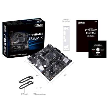 ASUS Alaplap AM4 PRIME A520M-K AMD A520, mATX PRIME A520M-K ASUS Alaplap AM4 PRIME A520M-K AMD A520, mATX PRIME A520M-K