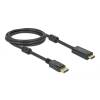 DELOCK k&aacute;bel Displayport 1.2 to HDMI 4K 60Hz akt&iacute;v, 2m 85956