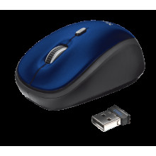 Trust Yvi Wireless Mini Mouse Blue Optikai,Cordless,USB,Blue,800/1600DPI