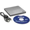 HLDS GP60NS60 DVD-Writer ultra slim external USB 2.0 silver GP60NS60.AUAE12S