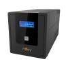 NJOY Sz&uuml;netmentes 1000VA - Cadu 1000 (2 Schuko, line-interakt&iacute;v, USB menedzsment, RJ11/45 vonalv&eacute;delem(1Gb/s), fekete) UPCMTLS610HCAAZ01B