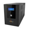 NJOY Szünetmentes 1500VA - Cadu 1500 (4 Schuko, line-interaktív, USB menedzsment, RJ11/45 vonalvédelem(1Gb/s), fekete) UPCMTLS615HCAAZ01B