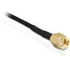 DeLock WLAN 802.11 b/g/n Antenna RP-SMA 6.5 dBi Omnidirectional Joint With Magnetic Stand 88410