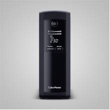 CYBERPOWER UPS, VP1200EILCD, 8x C13, 1200VA 720W 230V sz&uuml;netmentes t&aacute;pegys&eacute;g + USB LINE-INTERACTIVE VP1200EILCD