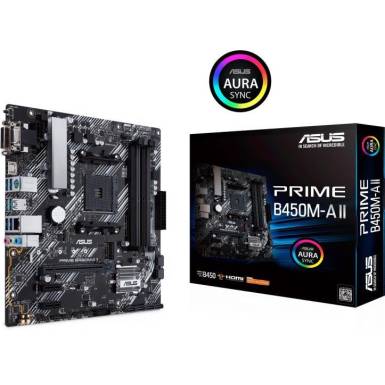 ASUS Alaplap AM4 PRIME B450M-A II AMD B450, mATX PRIME B450M-A II