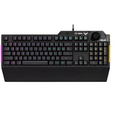 ASUS Vezetékes Billentyűzet TUF GAMING K1 USB, Fekete RA04 TUF GAMING K1/HU 90MP01X0-BKHA00 ASUS Vezetékes Billentyűzet TUF GAMING K1 USB, Fekete RA04 TUF GAMING K1/HU 90MP01X0-BKHA00
