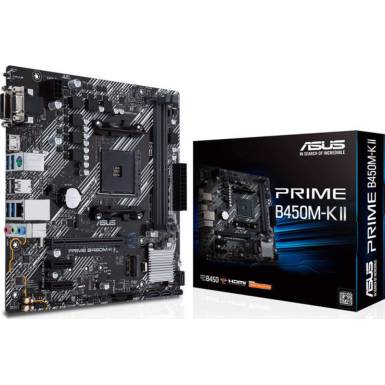 ASUS Alaplap AM4 PRIME B450M-K II AMD B450, mATX PRIME B450M-K II 90MB1600-M0EAY0 ASUS Alaplap AM4 PRIME B450M-K II AMD B450, mATX PRIME B450M-K II 90MB1600-M0EAY0