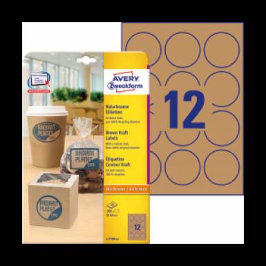 60*60 mm íves etikett címke (Avery-Zw.L7106-25) /db 60*60 mm íves etikett címke (Avery-Zw.L7106-25) /db