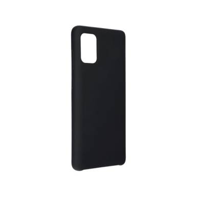 Forcell szilikon h&aacute;tlap tok Samsung A715 Galaxy A71, fekete  Forcell 48769