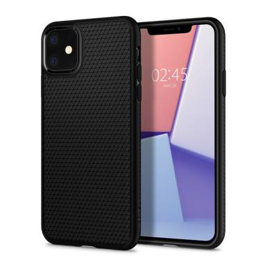Spigen Liquid Air Apple iPhone 11 Matte Black tok, fekete 076CS27184 Spigen 44264 Spigen Liquid Air Apple iPhone 11 Matte Black tok, fekete 076CS27184 Spigen 44264