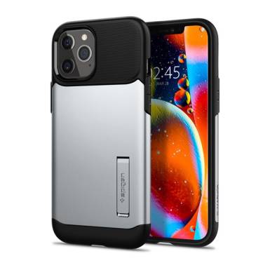 Spigen Slim Armor Apple iPhone 12 Pro Max Satin Silver tok, ezüst ACS01482 Spigen 50036 Spigen Slim Armor Apple iPhone 12 Pro Max Satin Silver tok, ezüst ACS01482 Spigen 50036