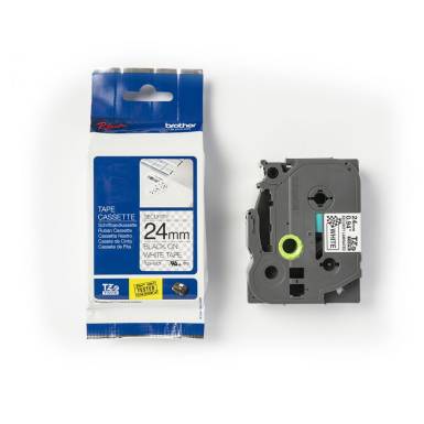 Brother TZE-SE5 laminált P-touch biztonsági szalag (24mm) Black on White - 8m TZESE5 Brother TZE-SE5 laminált P-touch biztonsági szalag (24mm) Black on White - 8m TZESE5