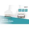 Assmann USB 2.0 extension cable, type A AK-300202-018-E