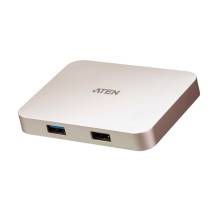 ATEN UH3235 USB-C 4K Ultra Mini Dock with Power Pass-through UH3235