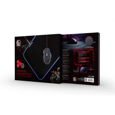 Gembird MP-GAMELED-M Gaming mouse pad with LED light effect M-size MP-GAMELED-M