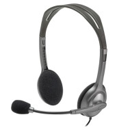 LOGITECH Headset 2.0 - H110 Stereo Wired Mikrofonos, Szürke 981-000472