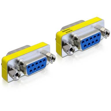 DeLock Adapter Gender Changer Sub-D9 female / female 65008 DeLock Adapter Gender Changer Sub-D9 female / female 65008