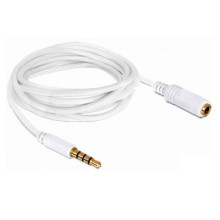 DELOCK Cable Audio Stereo Jack 3.5 mm male / female IPhone 4 pin 2 m (84482)