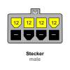 DeLock Cable Power 8pin EPS > 4pin ATX/P4 82405