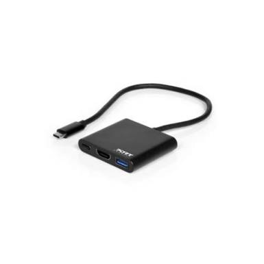 Port Designs dokkol&oacute;, USB-C mini dokkol&oacute; USB-C/HDMI/USB 900140