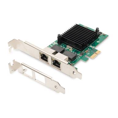 DIGITUS DN-10132 Gigabit Ethernet PCI Express Card 2-port 32-bit low profile bracket Intel chipset DN-10132 DIGITUS DN-10132 Gigabit Ethernet PCI Express Card 2-port 32-bit low profile bracket Intel chipset DN-10132