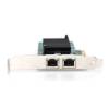 DIGITUS DN-10132 Gigabit Ethernet PCI Express Card 2-port 32-bit low profile bracket Intel chipset DN-10132