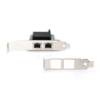DIGITUS DN-10132 Gigabit Ethernet PCI Express Card 2-port 32-bit low profile bracket Intel chipset DN-10132