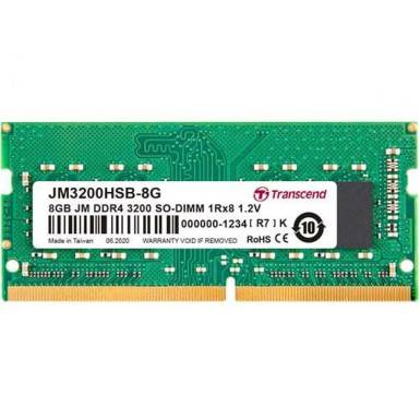 TRANSCEND 8GB JM DDR4 3200 SO-DIMM 1Rx8 1.2V JM3200HSB-8G TRANSCEND 8GB JM DDR4 3200 SO-DIMM 1Rx8 1.2V JM3200HSB-8G