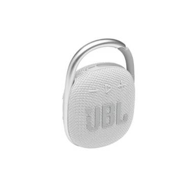 JBL CLIP 4 JBLCLIP4WHT, Ultra-portable Waterproof Speaker - bluetooth hangsz&oacute;r&oacute;, v&iacute;zhatlan, feh&eacute;r JBLCLIP4WHT