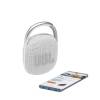 JBL CLIP 4 JBLCLIP4WHT, Ultra-portable Waterproof Speaker - bluetooth hangsz&oacute;r&oacute;, v&iacute;zhatlan, feh&eacute;r JBLCLIP4WHT