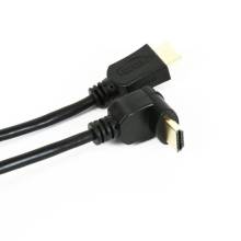 OMEGA k&aacute;bel, HDMI v.1.4., arany, 5m, fekete OCHK54