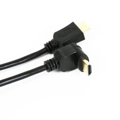 OMEGA kábel, HDMI v.1.4., arany, 5m, fekete OCHK54 OMEGA kábel, HDMI v.1.4., arany, 5m, fekete OCHK54