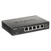 D-LINK Switch 5x1000Mbps(2xPOE) Fémházas Asztali Menedzselhető, DGS-1100-05PDV2 DGS-1100-05PDV2