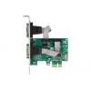 DELOCK PCI-E Bővítőkártya 2x Soros RS-232 port 90007