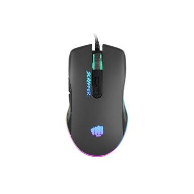 FURY Vezetékes egér SCRAPPER Gaming Optikai, 6400DPI, háttérvilágítás NFU-1699 FURY Vezetékes egér SCRAPPER Gaming Optikai, 6400DPI, háttérvilágítás NFU-1699