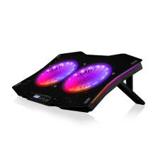 MODECOM NB Hűtőpad CF18, Silent RGB, Fekete PL-MC-CF-18-RGB