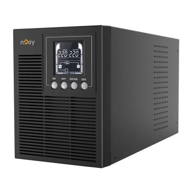 NJOY Sz&uuml;netmentes ECHO PRO 1000, 1000VA, 800W, Online, LCD display UPOL-OL100EP-CG01B