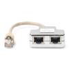 Assmann CAT 5e, 2x 1:1, patch cable adapter, shielded AT-AG CX2
