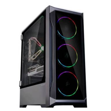 ZALMAN H&aacute;z Midi ATX S2TG &Uuml;vegfal&uacute; T&aacute;pegys&eacute;g n&eacute;lk&uuml;l, Fekete S2-TG