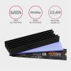 AXAGON CLR-M2L10 heatsinkfor M.2 disk aluminum CLR-M2L10