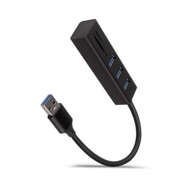 AXAGON HMA-CR3A USB3.2 multiport Hub 3-port + SD/microSD metal HMA-CR3A AXAGON HMA-CR3A USB3.2 multiport Hub 3-port + SD/microSD metal HMA-CR3A