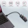 AXAGON HMA-CR3A USB3.2 multiport Hub 3-port + SD/microSD metal HMA-CR3A
