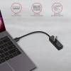 AXAGON HUE-M1A USB3.2 Hub 4-port metal black HUE-M1A