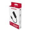 AXAGON HUE-M1A USB3.2 Hub 4-port metal black HUE-M1A