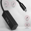 AXAGON HUE-M1C USB3.2 Type-C Hub 4-port metal black HUE-M1C